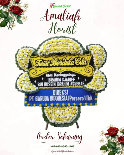 Papan Bunga Duka di Luminda