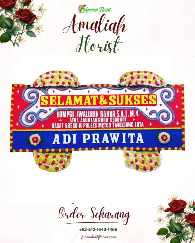 Karangan Bunga Ucapan Selamat di Luminda